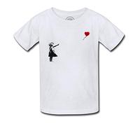 Fabulous T-Shirt Enfant Banksy Fillette Ballon Rouge Coeur Enfant