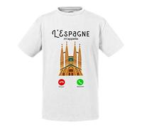 Fabulous T-Shirt Enfant L'Espagne m'appelle Barcelone Sagrada Familia