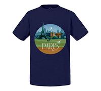 Fabulous T-Shirt Enfant Paris Paysage Ville France Tour Eiffel