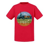Fabulous T-Shirt Enfant Paris Paysage Ville France Tour Eiffel