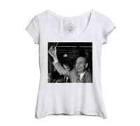 Fabulous T-Shirt Femme Col Echancré Jacques Chirac Swag Vintage President France Ivre