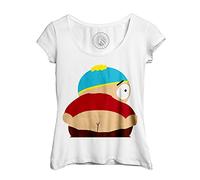 Fabulous T-Shirt Femme Col Rond Echancré South Park Cartman Montre Ses Fesses Ass Butt