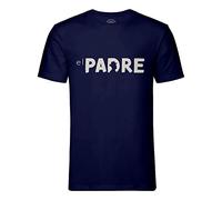 Fabulous T-Shirt Homme Col Rond Coton Bio El Padre Expression Papa France Espagne