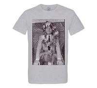 Fabulous T-Shirt Homme Col Rond Coton Bio Jacques Chirac Fleurs Wallis et Futuna President France