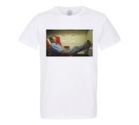 Fabulous T-Shirt Homme Col Rond Coton Bio Jacques Chirac Swag Vintage President France Avion