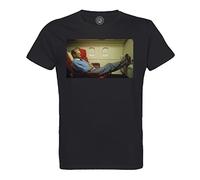 Fabulous T-Shirt Homme Col Rond Coton Bio Jacques Chirac Swag Vintage President France Avion