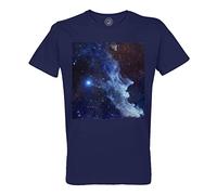 Fabulous T-Shirt Homme Col Rond Coton Bio Nebuleuse de la Tete de sorciere Astronomie Espace Galaxie