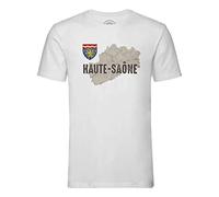 Fabulous T-Shirt Homme Col Rond Haute Saône 70 Département Carte Ancienne Bourgogne