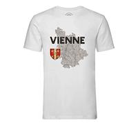 Fabulous T-Shirt Homme Col Rond Vienne 86 Département Poitiers Carte Ancienne