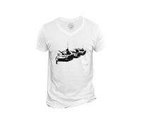 Fabulous T-Shirt Homme Col V Coton Bio Banksy Golf for Sale Tank Tiananmen Chine Street Art