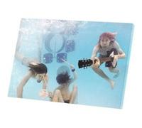 Fabulous Tableau décoratif en toile Nirvana Kurt Cobain Nevermind Photoshoot Piscine (45 cm x 30 cm) G