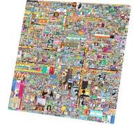 Fabulous Tableau décoratif en toile Reddit Pixel War 2022 r/place (30 cm x 30 cm) G