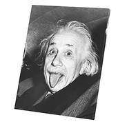 Fabulous Tableau Décoratif Toile Imprimée Albert Einstein Tire La Langue (60 cm x 76 cm)