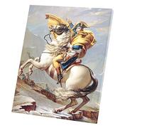 Fabulous Tableau Décoratif Toile Imprimée Bonaparte Franchissant Le Grand Saint Bernard Napoleon France (60 cm x 73 cm)
