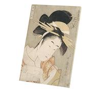 Fabulous Tableau Décoratif Toile Imprimée Estampe Japonaise 12 Geisha Art Délicat Original Vintage (40 cm x 59 cm)