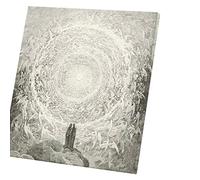 Fabulous Tableau Décoratif Toile Imprimée Paradiso Dante Illustration Gustave Dore Gravure (40 cm x 43 cm)