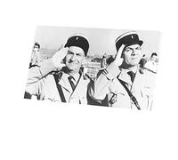 Fabulous Tableau Décoratif Toile Imprimée Photo de Star Célébrité Louis De Funès Acteur Français Vieux Cinéma Original 3 Gendarmes (107 cm x 60 cm)