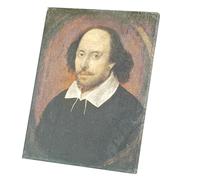 Fabulous Tableau Décoratif Toile Imprimée William Shakespeare Ecrivain Anglais Theatre Portrait Peinture (40 cm x 51 cm)