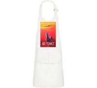 Fabulous Tablier Cuisine Enfant 2 Poches Blanc Air France Afrique Affiche Vintage - Haut de gamme Blanc G
