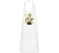 Fabulous Tablier Cuisine Enfant 2 Poches Blanc Alfredo di Stefano Vintage - Haut de gamme Blanc G