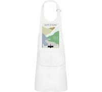 Fabulous Tablier Cuisine Enfant 2 Poches Blanc Alpe d'Huez Cyclisme - Haut de gamme Blanc G