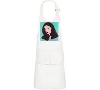 Fabulous Tablier Cuisine Enfant 2 Poches Blanc Andy Warhol Portrait Scandinavian Beauty 1977 - Haut de gamme Blanc G