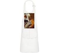 Fabulous Tablier Cuisine Enfant 2 Poches Blanc Armure de Chevalier Medieval - Haut de gamme Blanc G