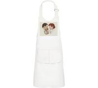 Fabulous Tablier Cuisine Enfant 2 Poches Blanc Beurre de Cacahuete Skippy Peinture Norman Rockwell - Haut de gamme Blanc G