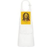 Fabulous Tablier Cuisine Enfant 2 Poches Blanc Bob Marley Hall Of Fame - Haut de gamme Blanc G