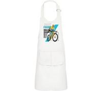 Fabulous Tablier Cuisine Enfant 2 Poches Blanc Chris Froome - Haut de gamme Blanc G