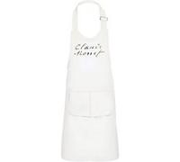 Fabulous Tablier Cuisine Enfant 2 Poches Blanc Claude Monet Signature - Haut de gamme Blanc G