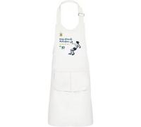 Fabulous Tablier Cuisine Enfant 2 Poches Blanc Diego Maradona - Haut de gamme Blanc G