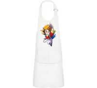 Fabulous Tablier Cuisine Enfant 2 Poches Blanc Dragon Ball GT Pan Anime Manga - Haut de gamme Blanc G