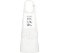 Fabulous Tablier Cuisine Enfant 2 Poches Blanc Focus on Where You Want To go - Haut de gamme Blanc G