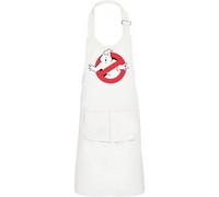 Fabulous Tablier Cuisine Enfant 2 Poches Blanc Ghostbusters Logo No Ghost Allowed - Haut de gamme Blanc G
