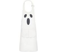Fabulous Tablier Cuisine Enfant 2 Poches Blanc Ghostface Scream - Haut de gamme Blanc G