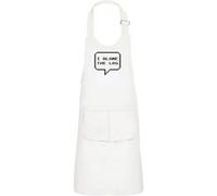 Fabulous Tablier Cuisine Enfant 2 Poches Blanc I Blame the Lag 8 Bits Pixel - Haut de gamme Blanc G