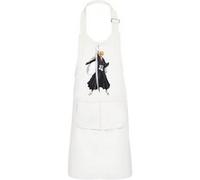 Fabulous Tablier Cuisine Enfant 2 Poches Blanc Ichigo Kurasaki Bleach - Haut de gamme Blanc G