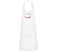 Fabulous Tablier Cuisine Enfant 2 Poches Blanc Je Suis Unique et c'Est Tant Mieux Rose - Haut de gamme Blanc G