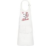 Fabulous Tablier Cuisine Enfant 2 Poches Blanc Just Fontaine - Haut de gamme Blanc G
