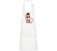 Fabulous Tablier Cuisine Enfant 2 Poches Blanc Katty Perry Pop Idole Us - Haut de gamme Blanc G