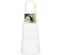 Fabulous Tablier Cuisine Enfant 2 Poches Blanc Macareux Fraterculini Oiseau Marin - Haut de gamme Blanc G