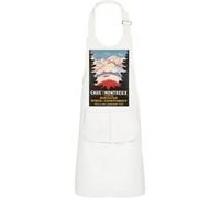 Fabulous Tablier Cuisine Enfant 2 Poches Blanc Montreux Suisse Bobsleigh Affiche Vintage - Haut de gamme Blanc G