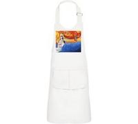 Fabulous Tablier Cuisine Enfant 2 Poches Blanc Nico Robin Dragon One Piece - Haut de gamme Blanc G