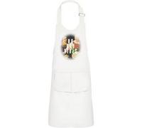 Fabulous Tablier Cuisine Enfant 2 Poches Blanc No Bad Vibes Art Meme - Haut de gamme Blanc G