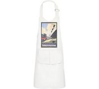 Fabulous Tablier Cuisine Enfant 2 Poches Blanc Paris New York Paquebot Affiche Poster - Haut de gamme Blanc G