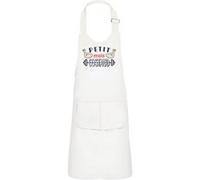 Fabulous Tablier Cuisine Enfant 2 Poches Blanc Petit Mais Costaud - Haut de gamme Blanc G