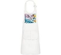 Fabulous Tablier Cuisine Enfant 2 Poches Blanc Pokemon Attaque - Haut de gamme Blanc G