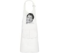 Fabulous Tablier Cuisine Enfant 2 Poches Blanc Robin Williams Portrait Drole - Haut de gamme Blanc G