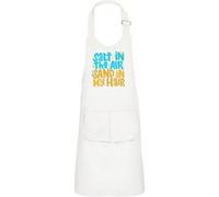 Fabulous Tablier Cuisine Enfant 2 Poches Blanc Salt in the Air Sand in My Hair - Haut de gamme Blanc G